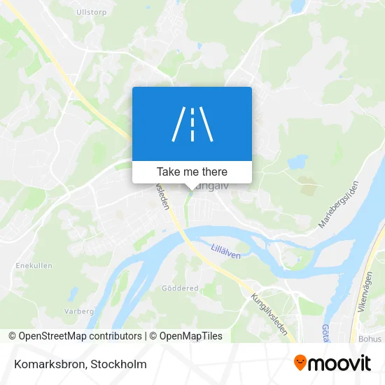 Komarksbron map