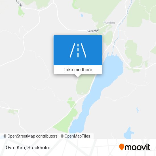 Övre Kärr map