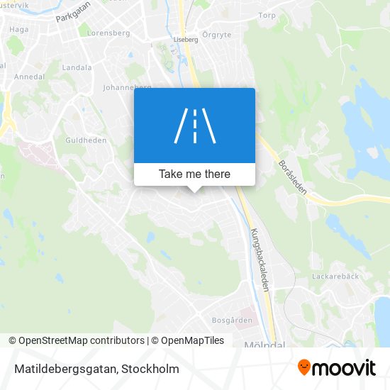 Matildebergsgatan map