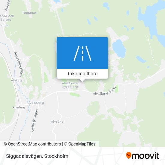 Siggadalsvägen map