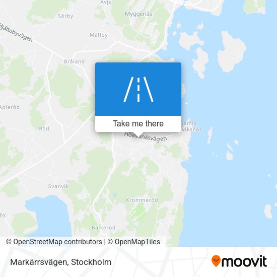 Markärrsvägen map