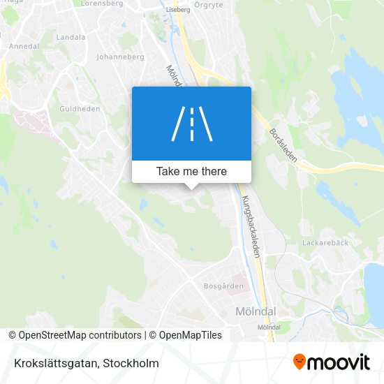 Krokslättsgatan map