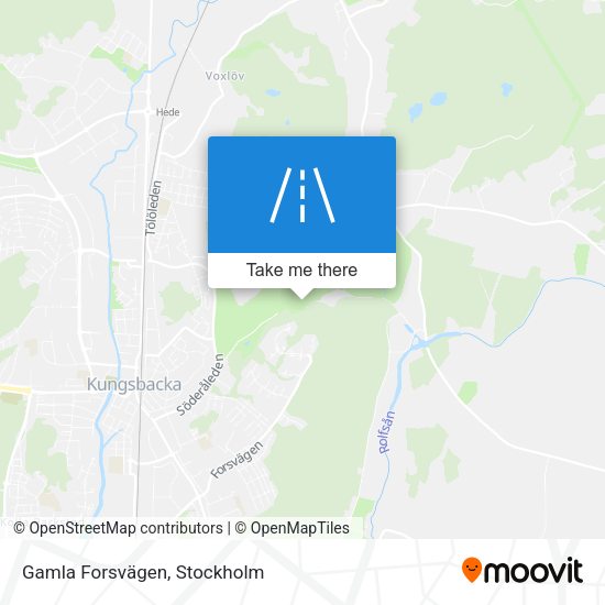 Gamla Forsvägen map