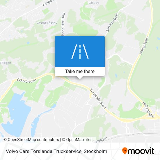 Volvo Cars Torslanda Truckservice map