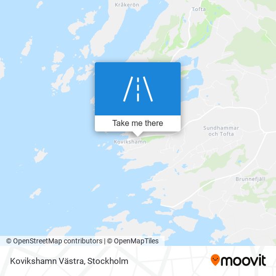 Kovikshamn Västra map