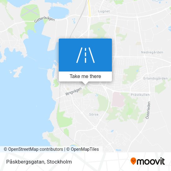 Påskbergsgatan map