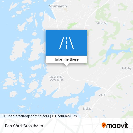 Röa Gård map