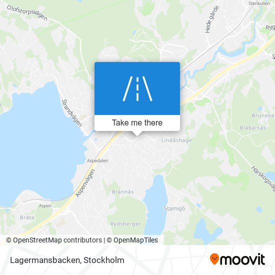 Lagermansbacken map