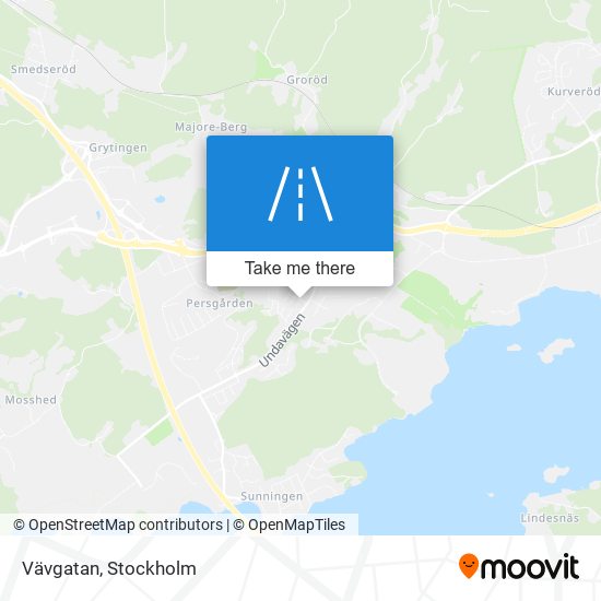 Vävgatan map