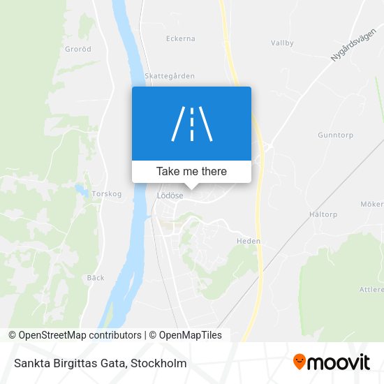 Sankta Birgittas Gata map