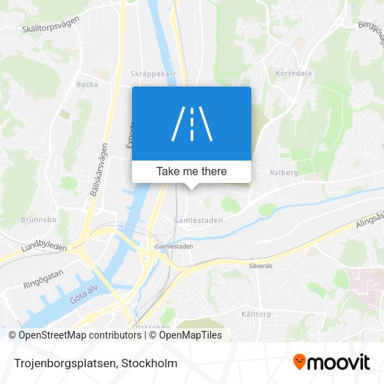 Trojenborgsplatsen map
