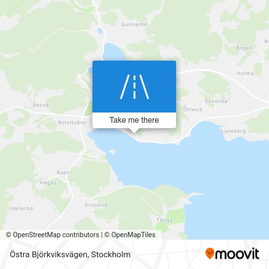 Östra Björkviksvägen map