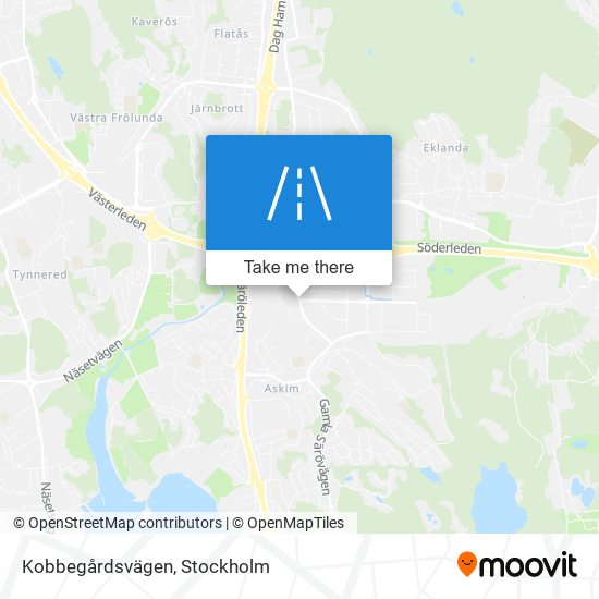 Kobbegårdsvägen map