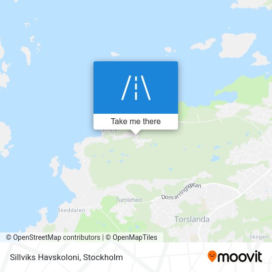 Sillviks Havskoloni map