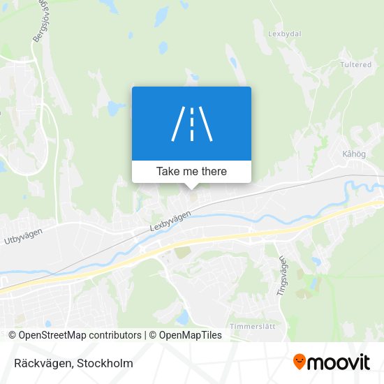 Räckvägen map