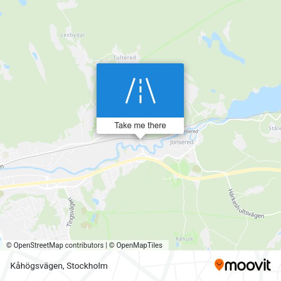 Kåhögsvägen map