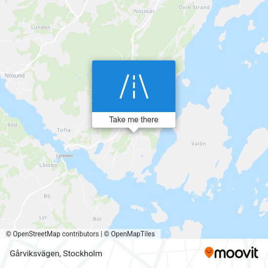 Gårviksvägen map