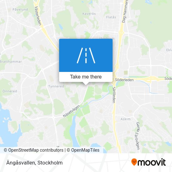 Ängåsvallen map