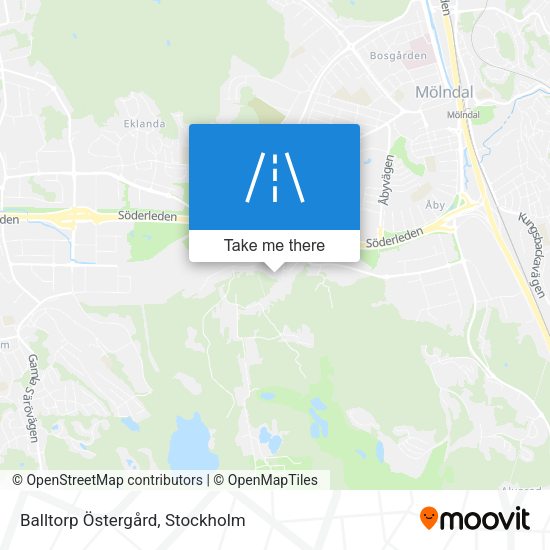 Balltorp Östergård map