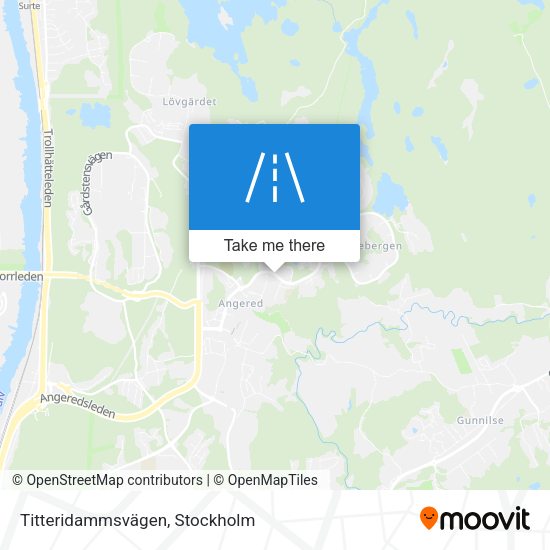 Titteridammsvägen map