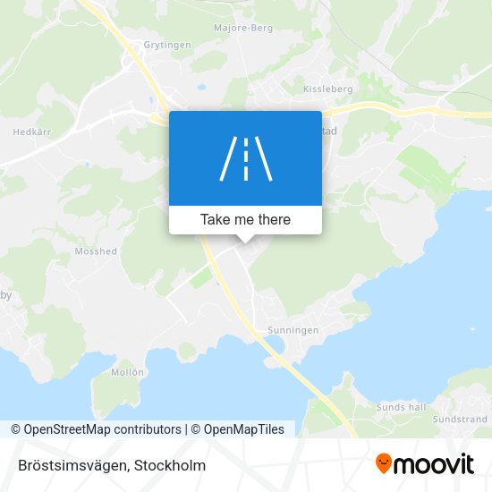 Bröstsimsvägen map