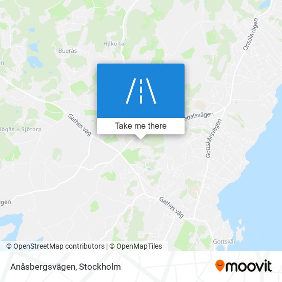 Anåsbergsvägen map