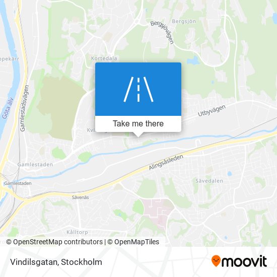 Vindilsgatan map