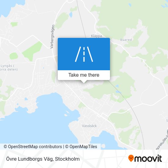 Övre Lundborgs Väg map