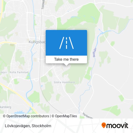 Lövkojevägen map