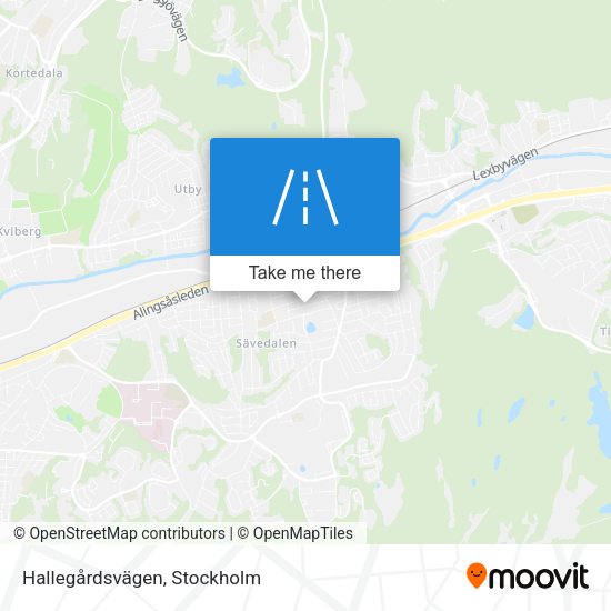 Hallegårdsvägen map