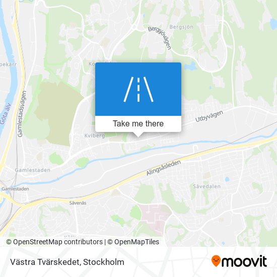 Västra Tvärskedet map