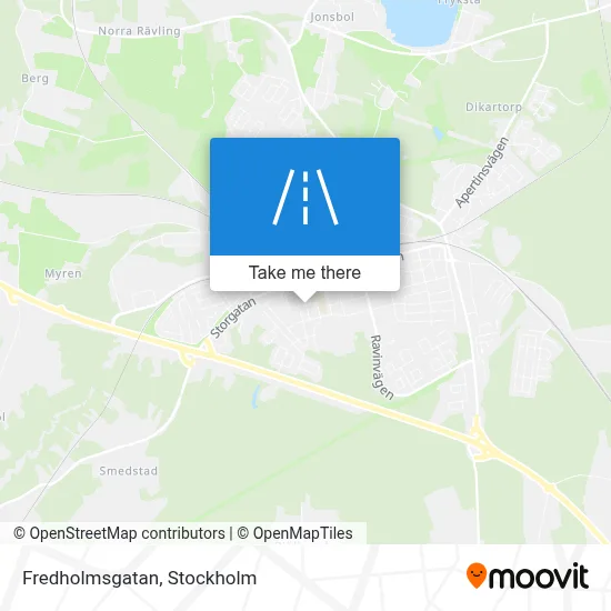 Fredholmsgatan map