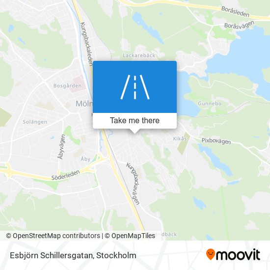 Esbjörn Schillersgatan map