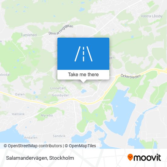 Salamandervägen map