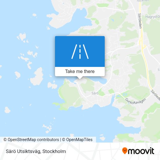 Särö Utsiktsväg map