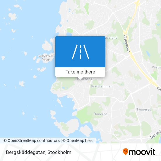 Bergskäddegatan map