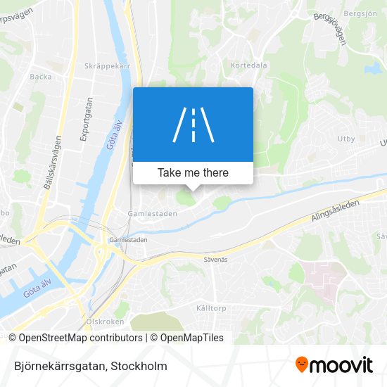 Björnekärrsgatan map