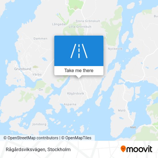 Rågårdsviksvägen map