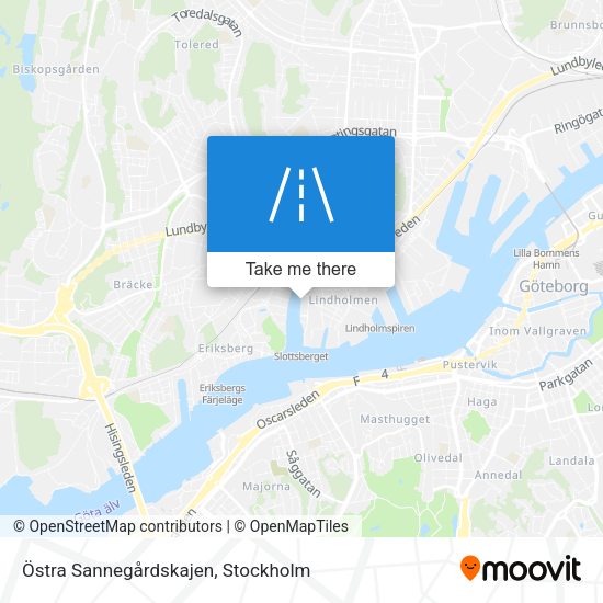 Östra Sannegårdskajen map