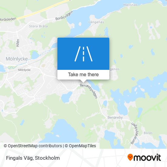 Fingals Väg map