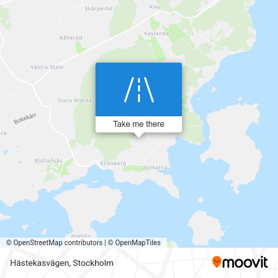 Hästekasvägen map