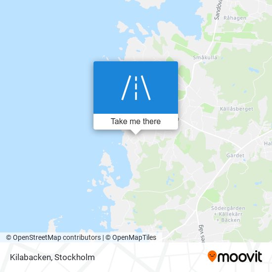 Kilabacken map