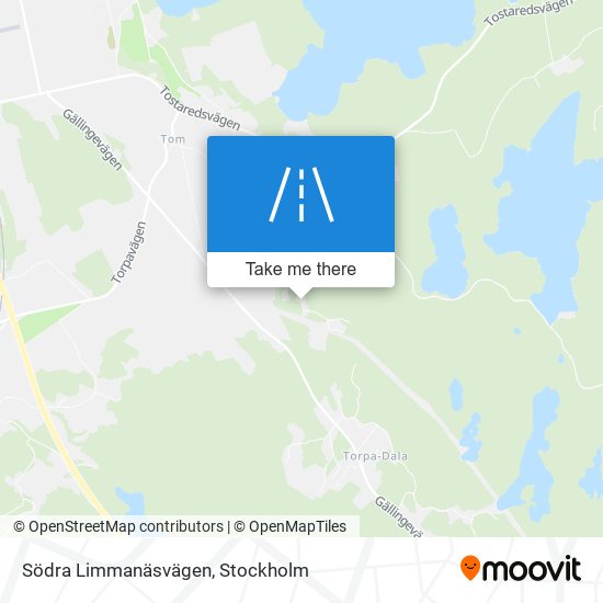 Södra Limmanäsvägen map