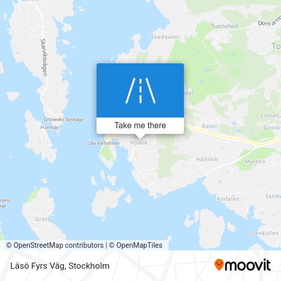 Läsö Fyrs Väg map
