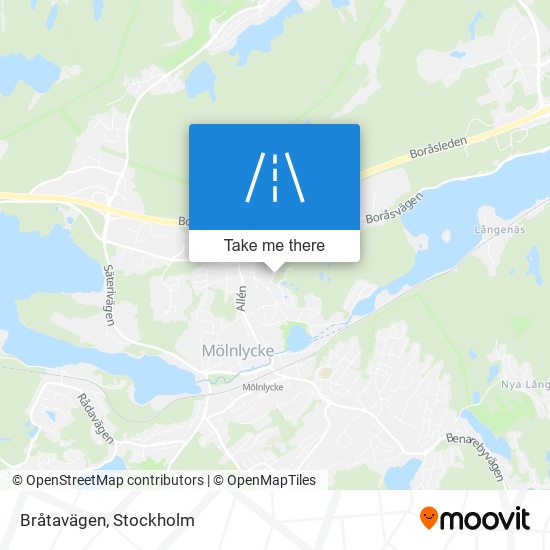 Bråtavägen map