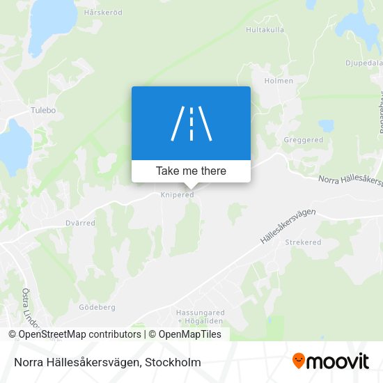 Norra Hällesåkersvägen map