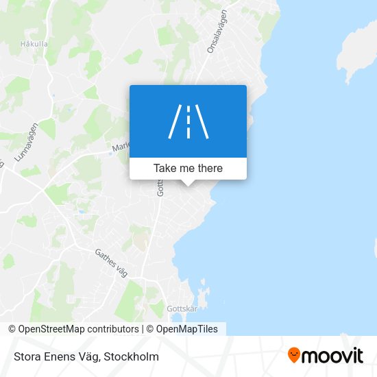 Stora Enens Väg map