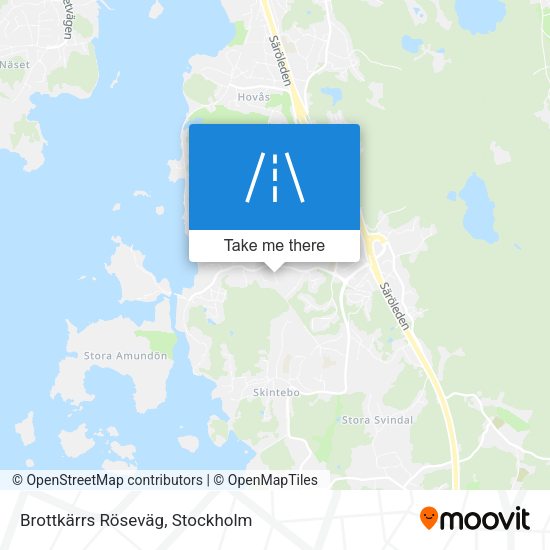 Brottkärrs Röseväg map