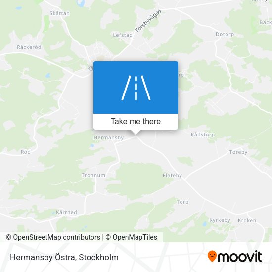 Hermansby Östra map