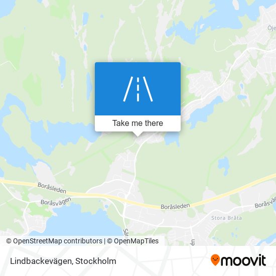 Lindbackevägen map